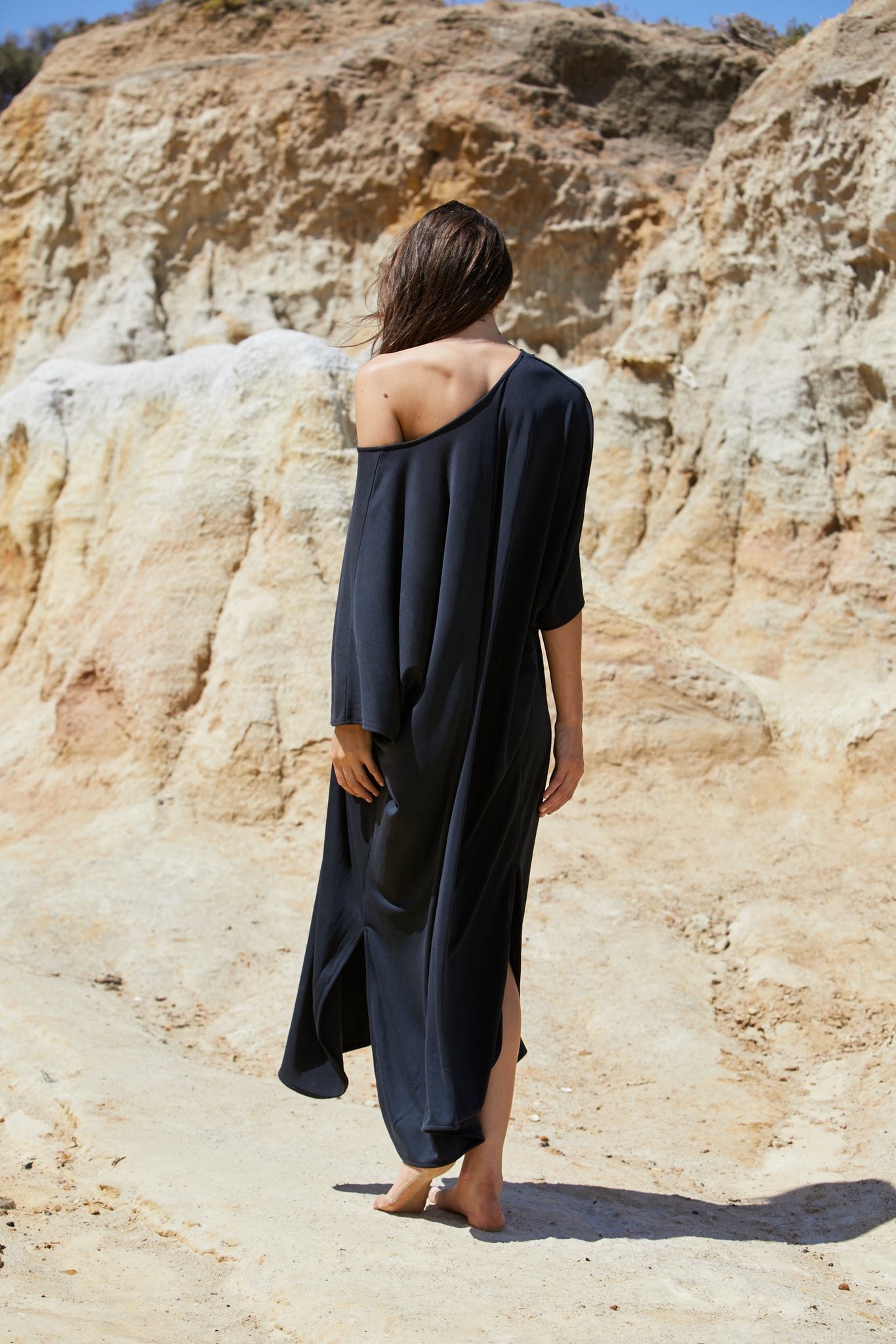 40%OFF our Thalia Dress - Sand Washed Modal Beechwood