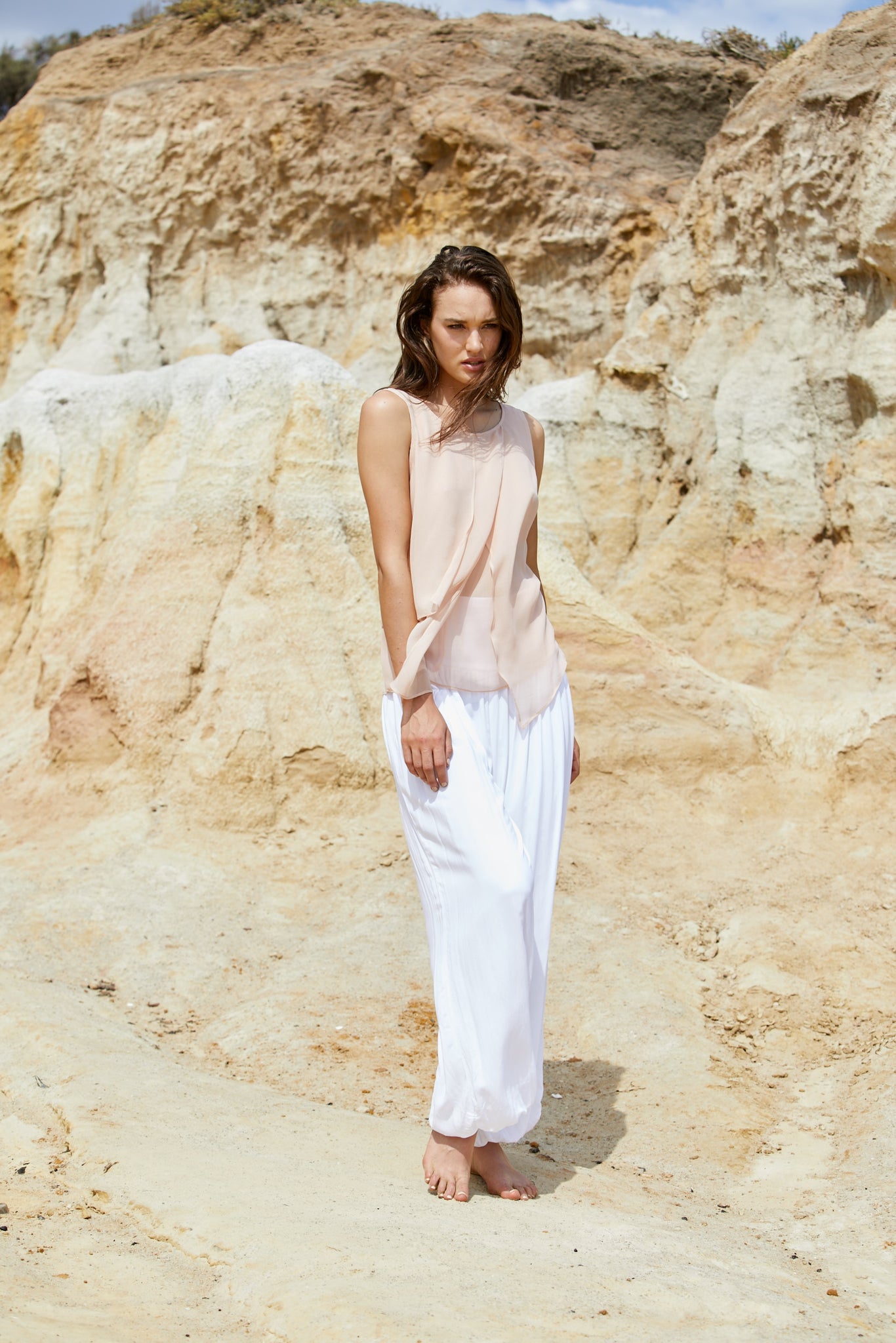 Zana Layer Tank - Pure Silk Georgette
