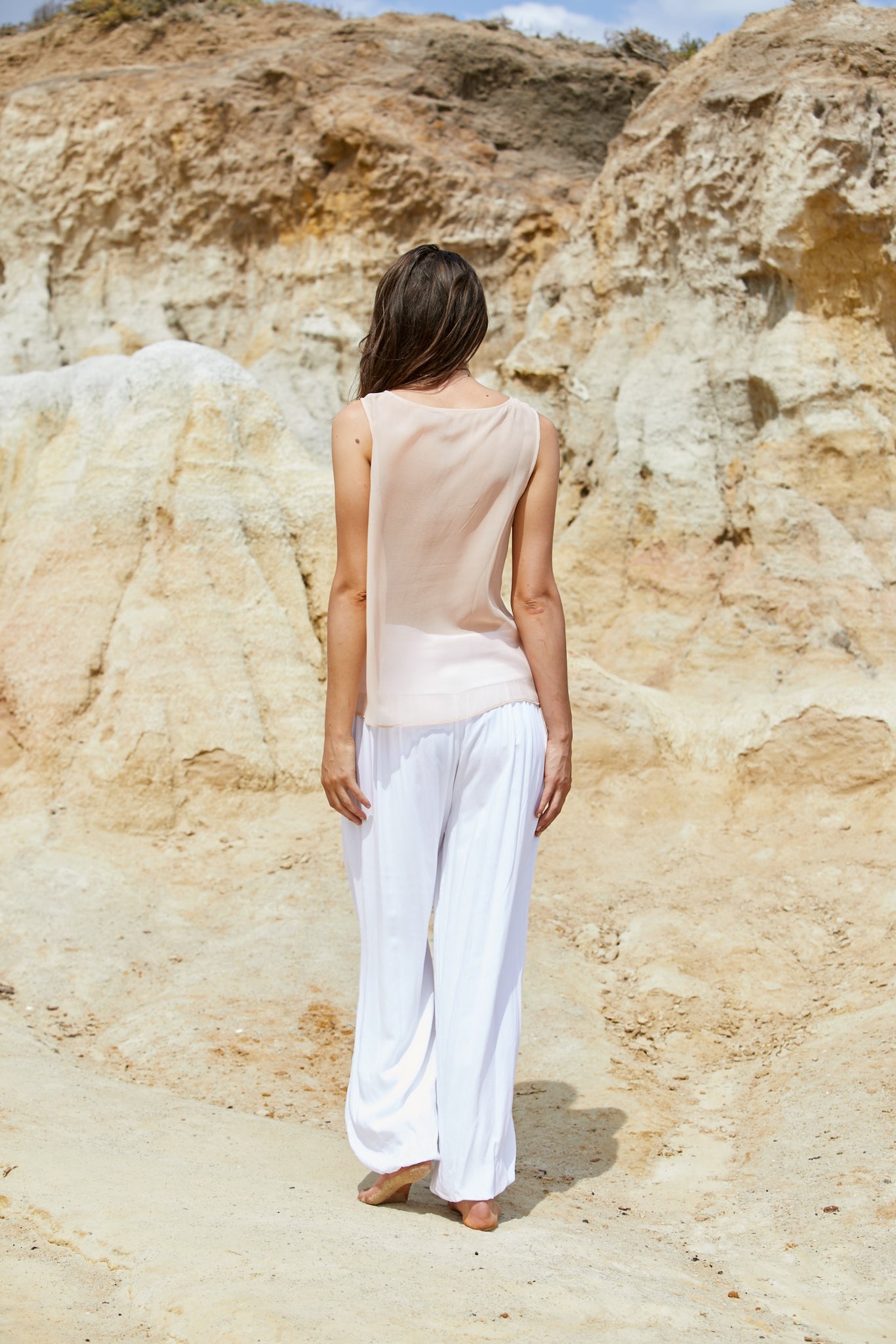 Zana Layer Tank - Pure Silk Georgette