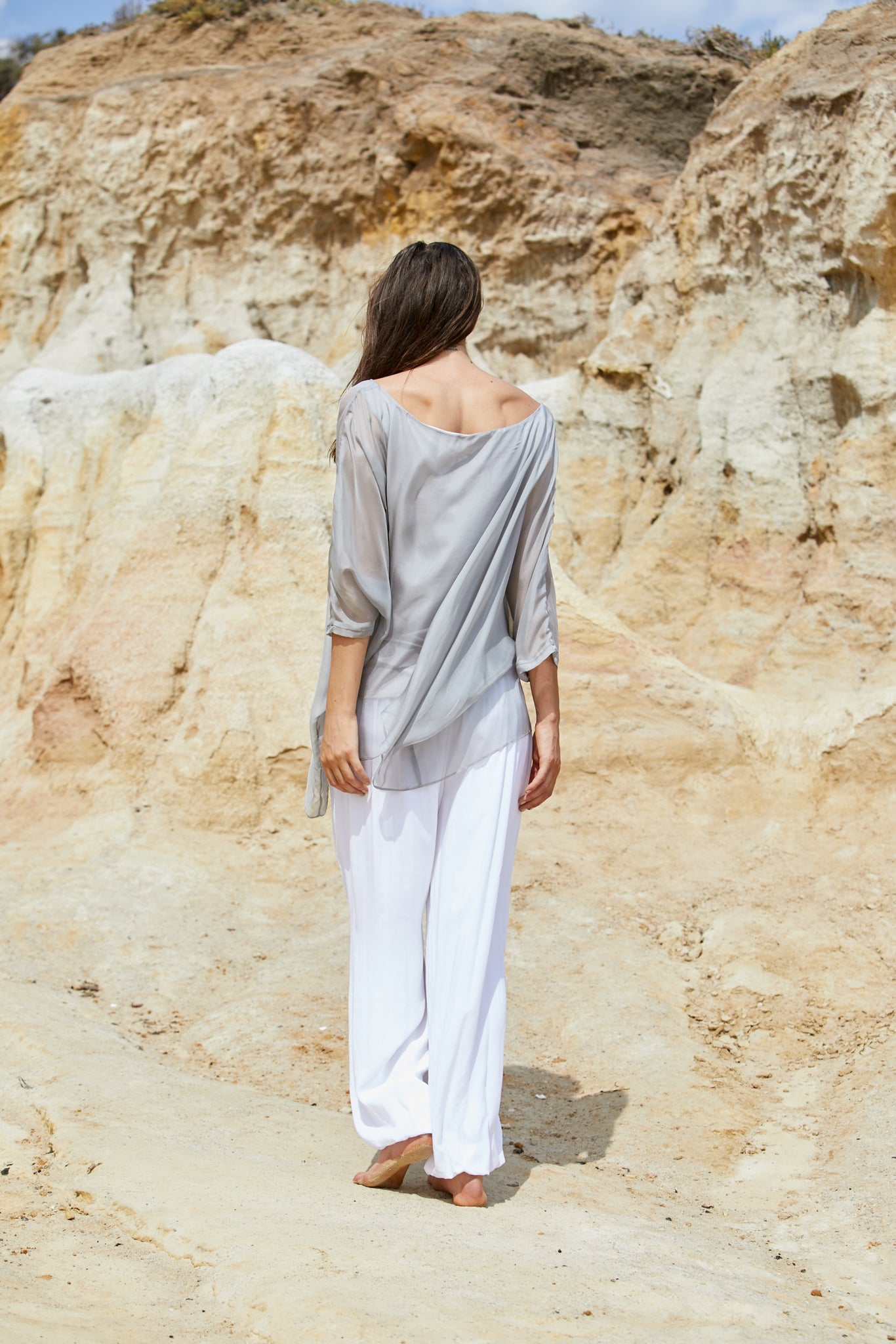 Vanyar Top - Pure Silk Habitai Chiffon
