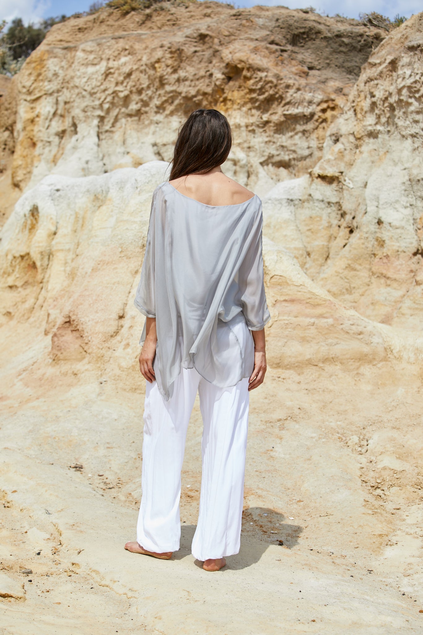 Vanyar Top - Pure Silk Habitai Chiffon
