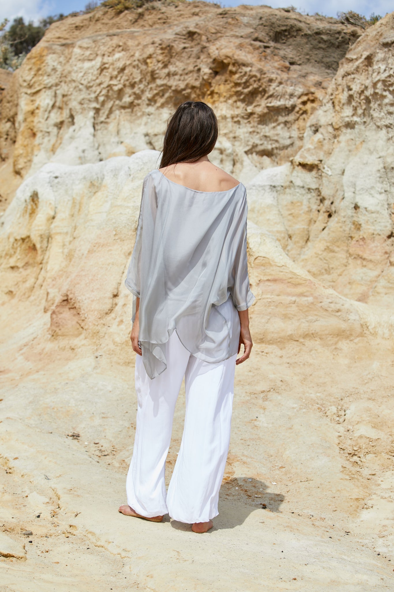 Vanyar Top - Pure Silk Habitai Chiffon