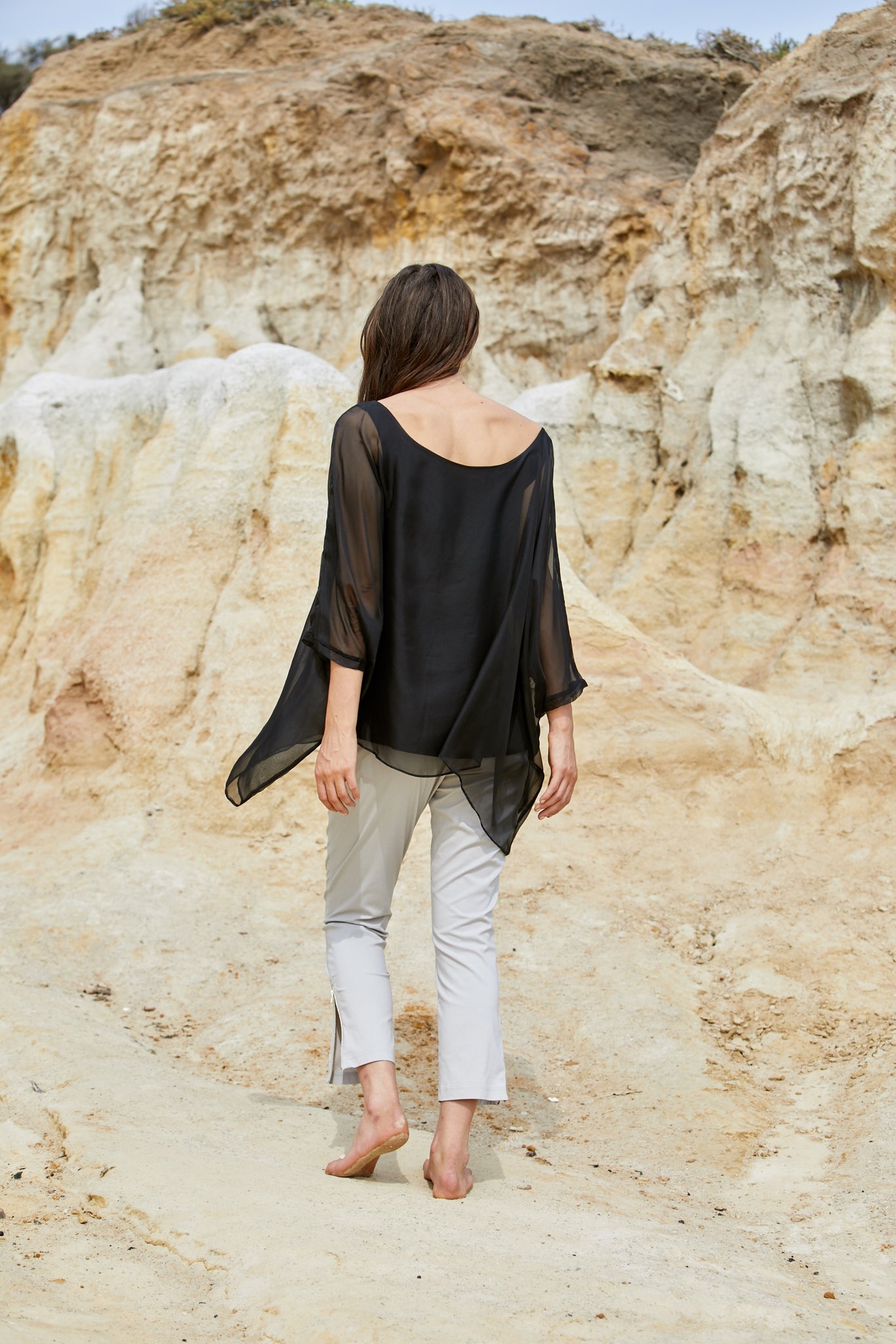Vanyar Top - Pure Silk Habitai Chiffon