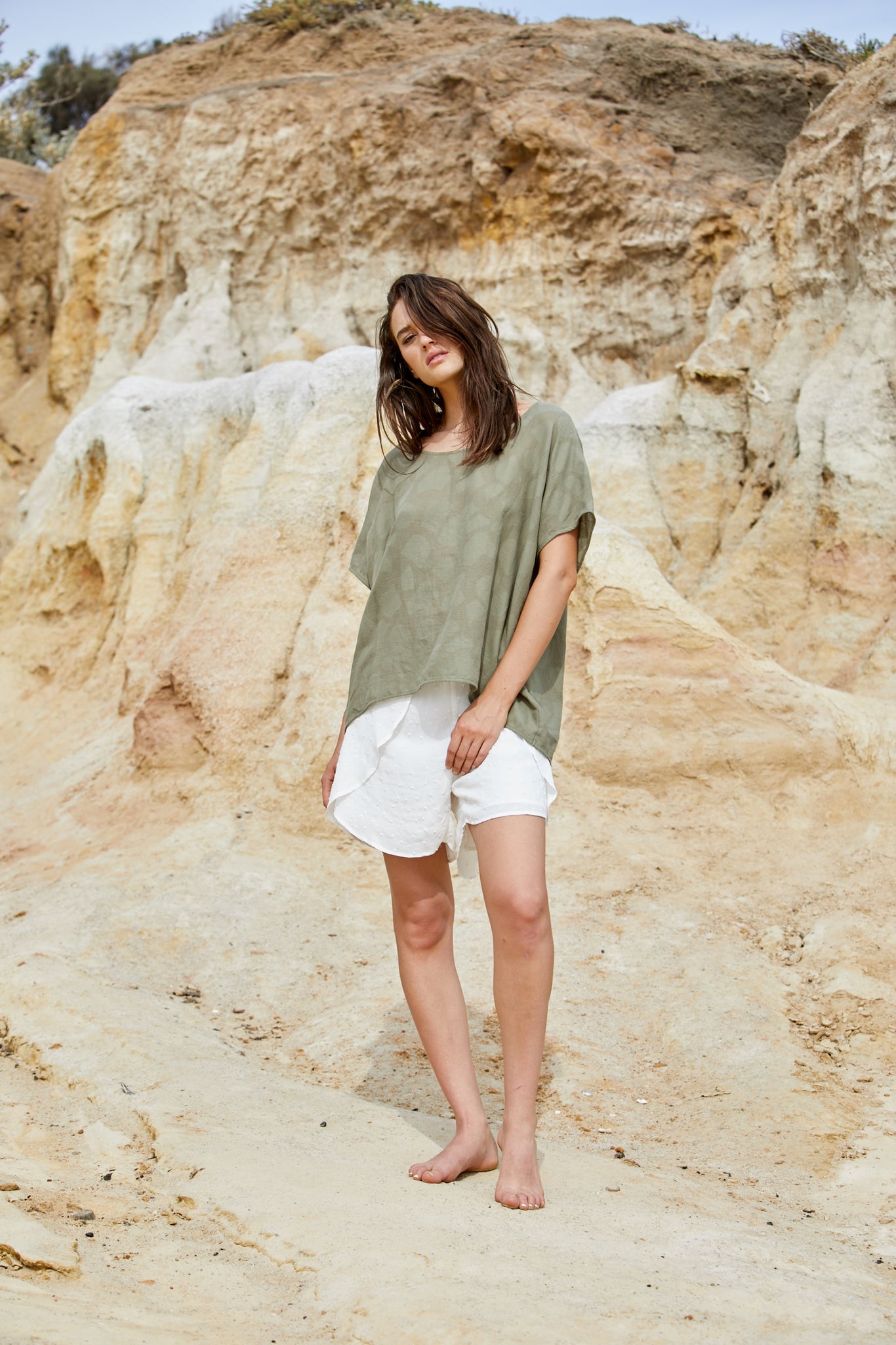 Elpis Top - Pure Cotton Jacquard