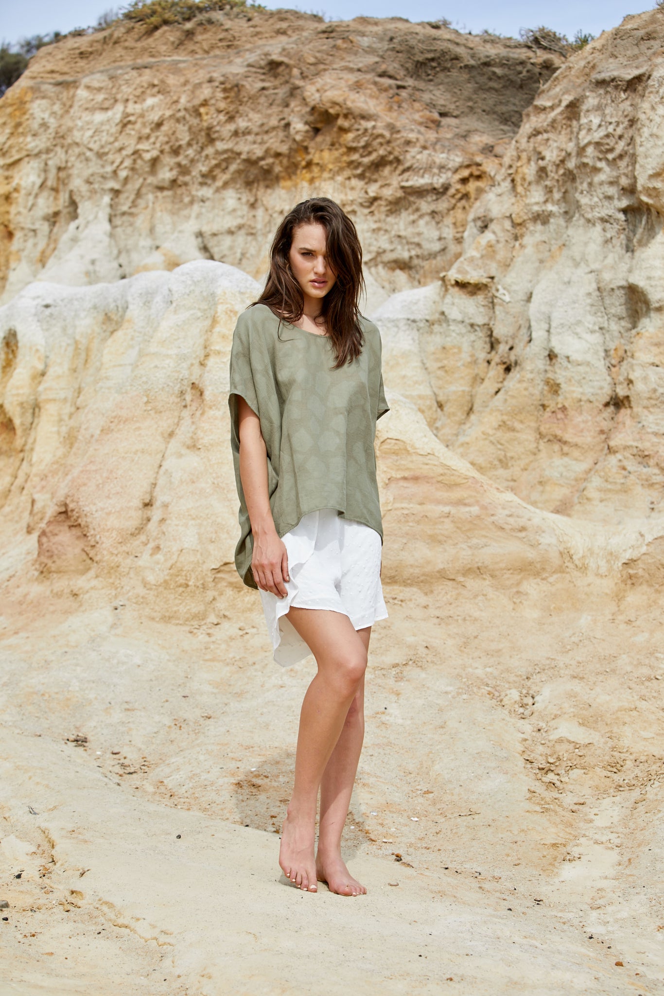 Elpis Top - Pure Cotton Jacquard