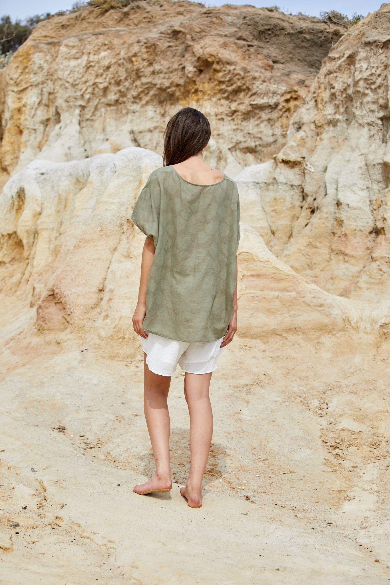 Elpis Top - Pure Cotton Jacquard