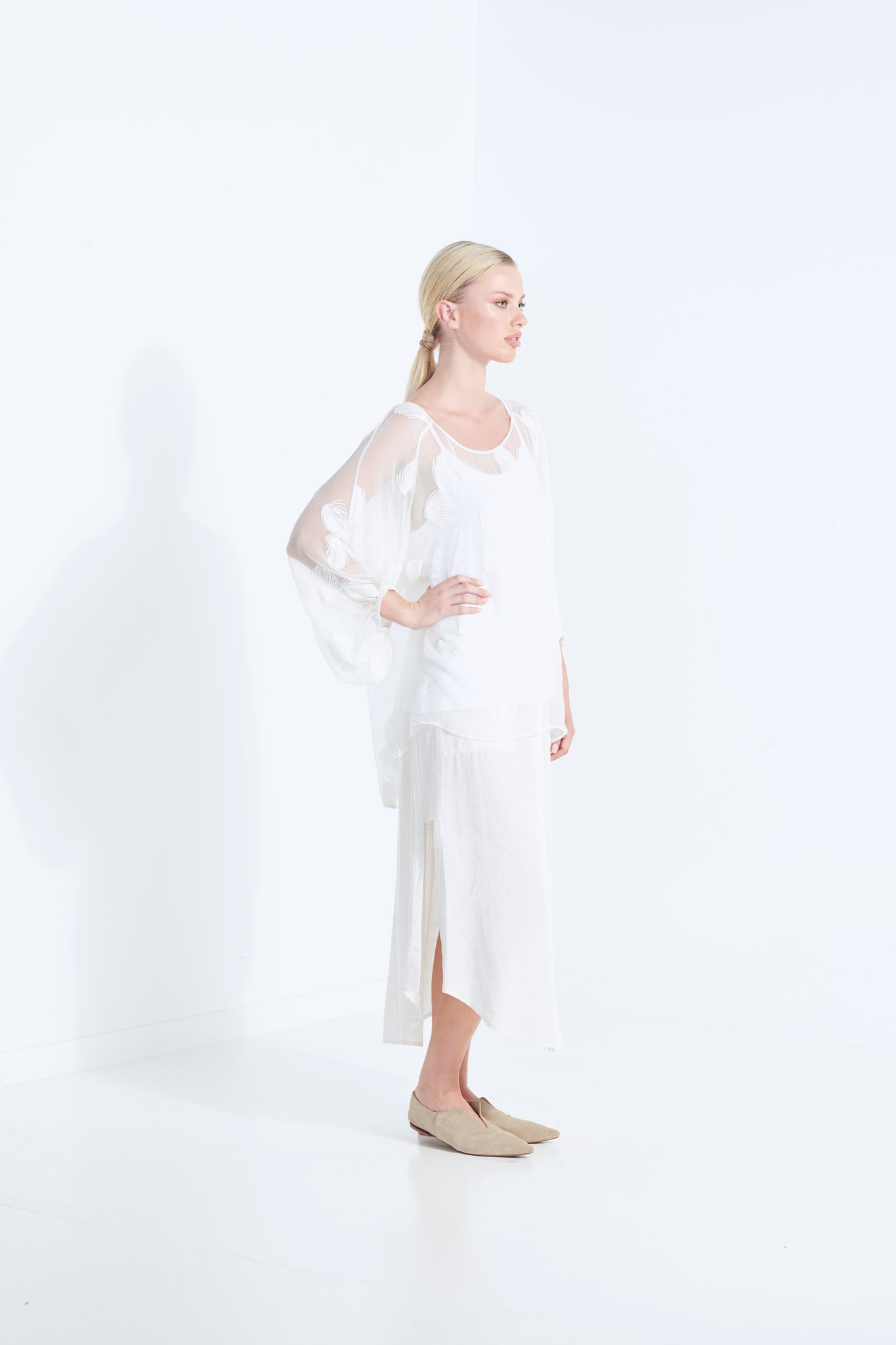 CONQUILLE SILK BLOUSE 40%OFF