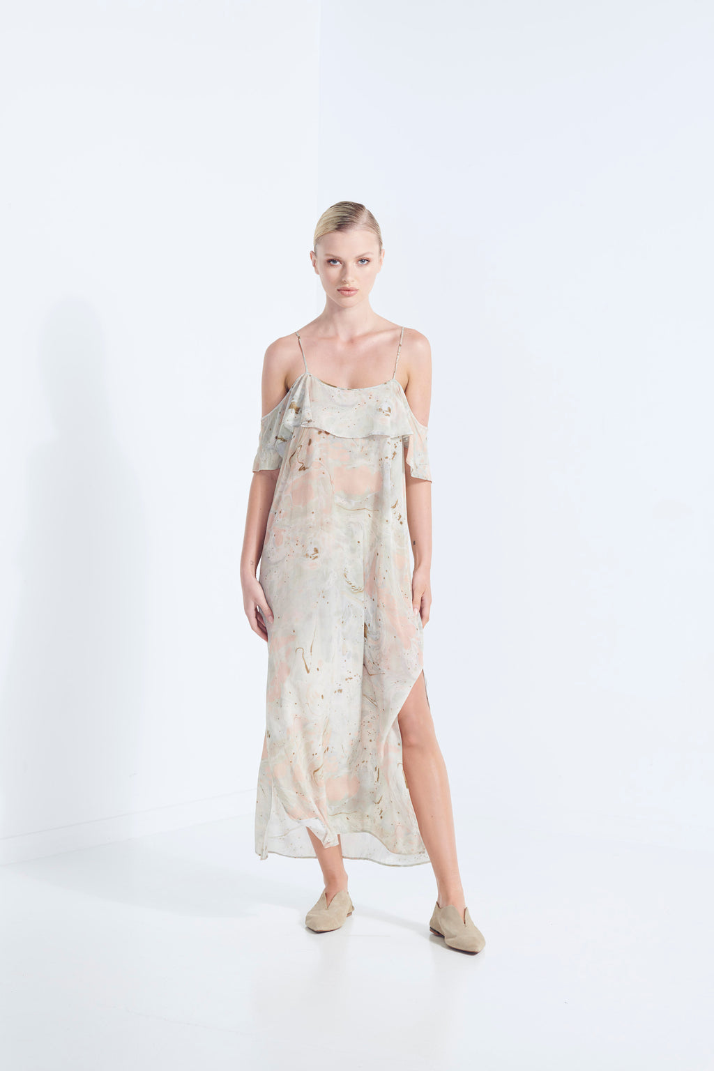 ATLANTIS SILK DRESS 40%OFF