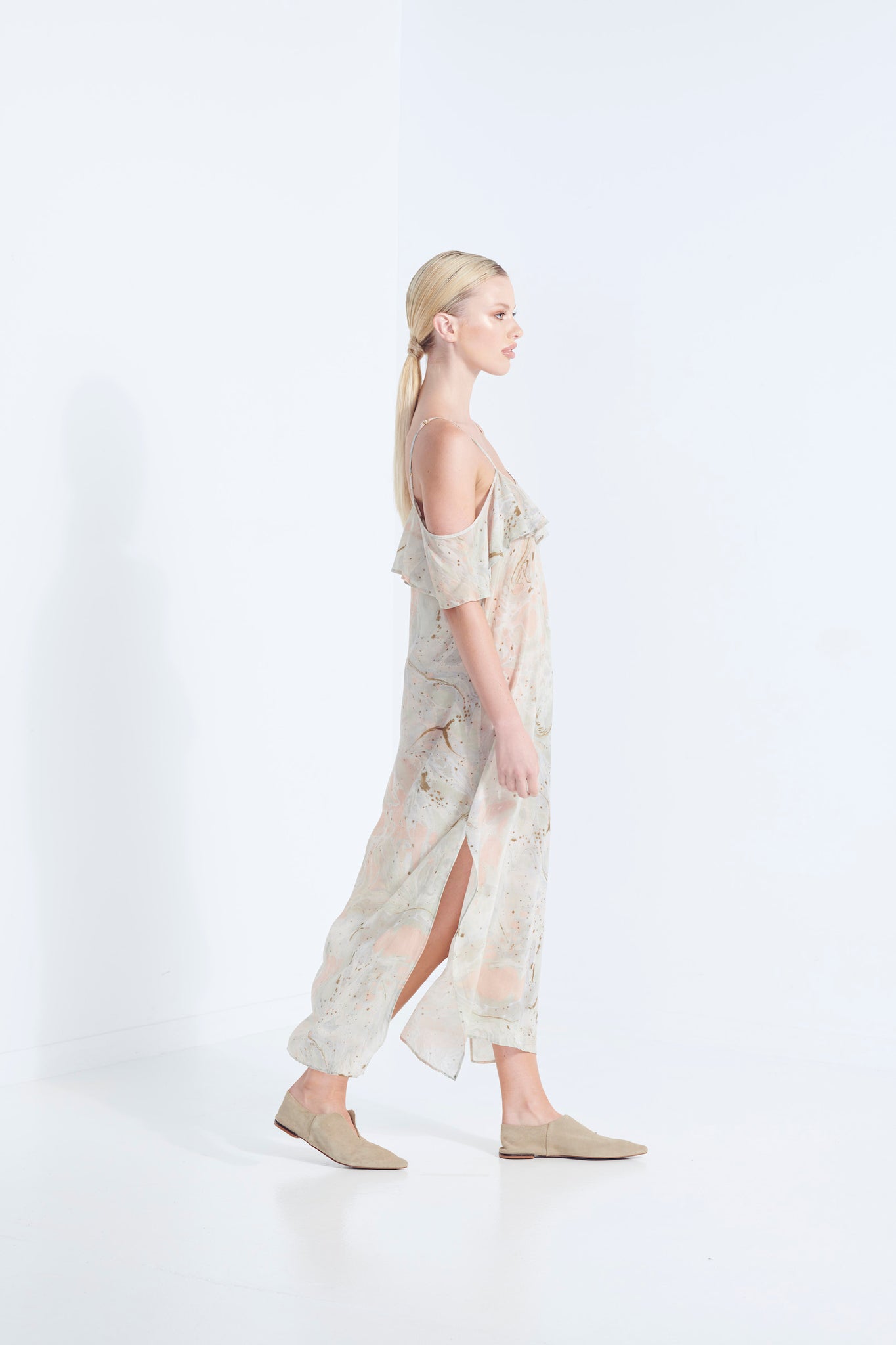 ATLANTIS SILK DRESS 40%OFF