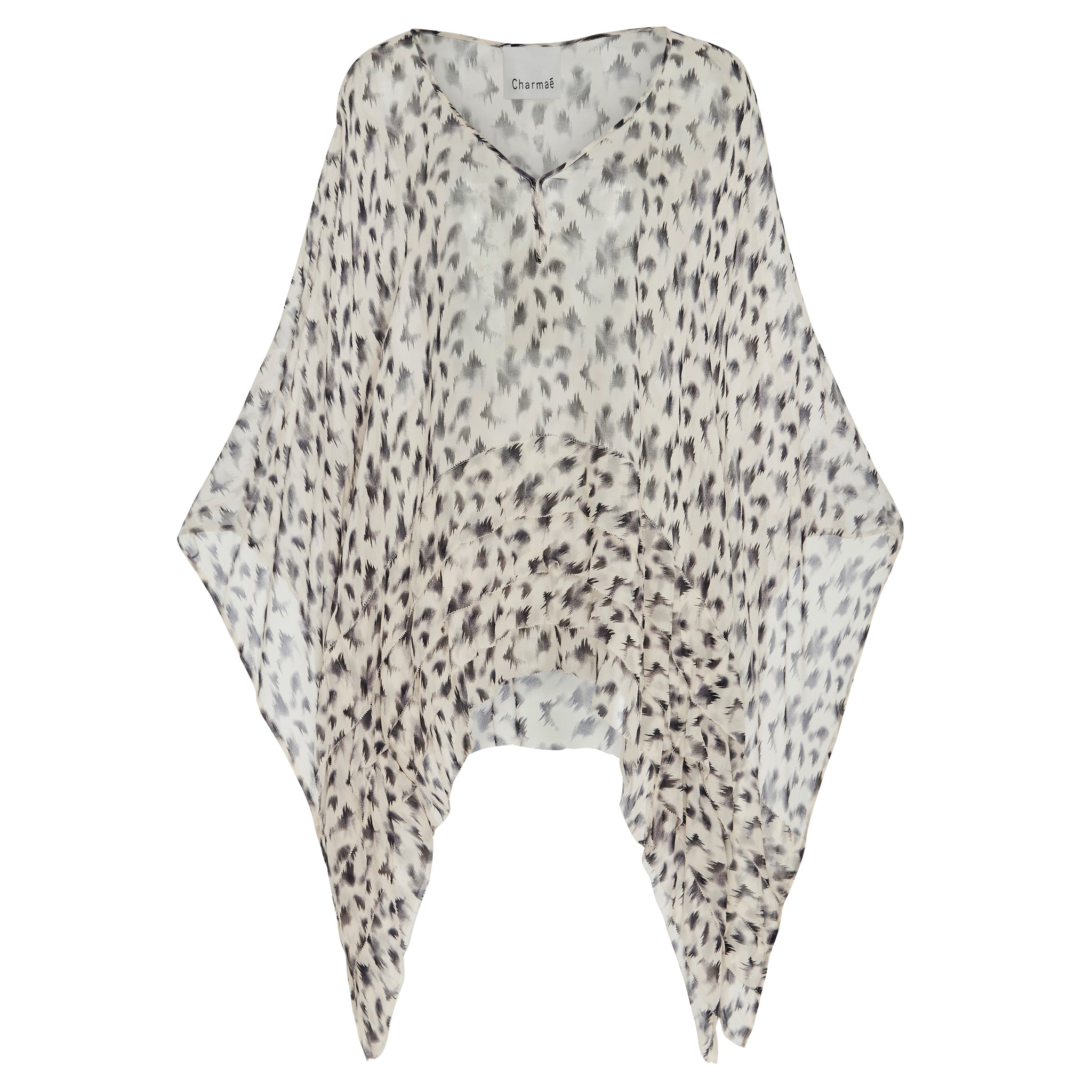 Lash Kameez Top - Pure Reconstituted Viscose Pebble Georgette