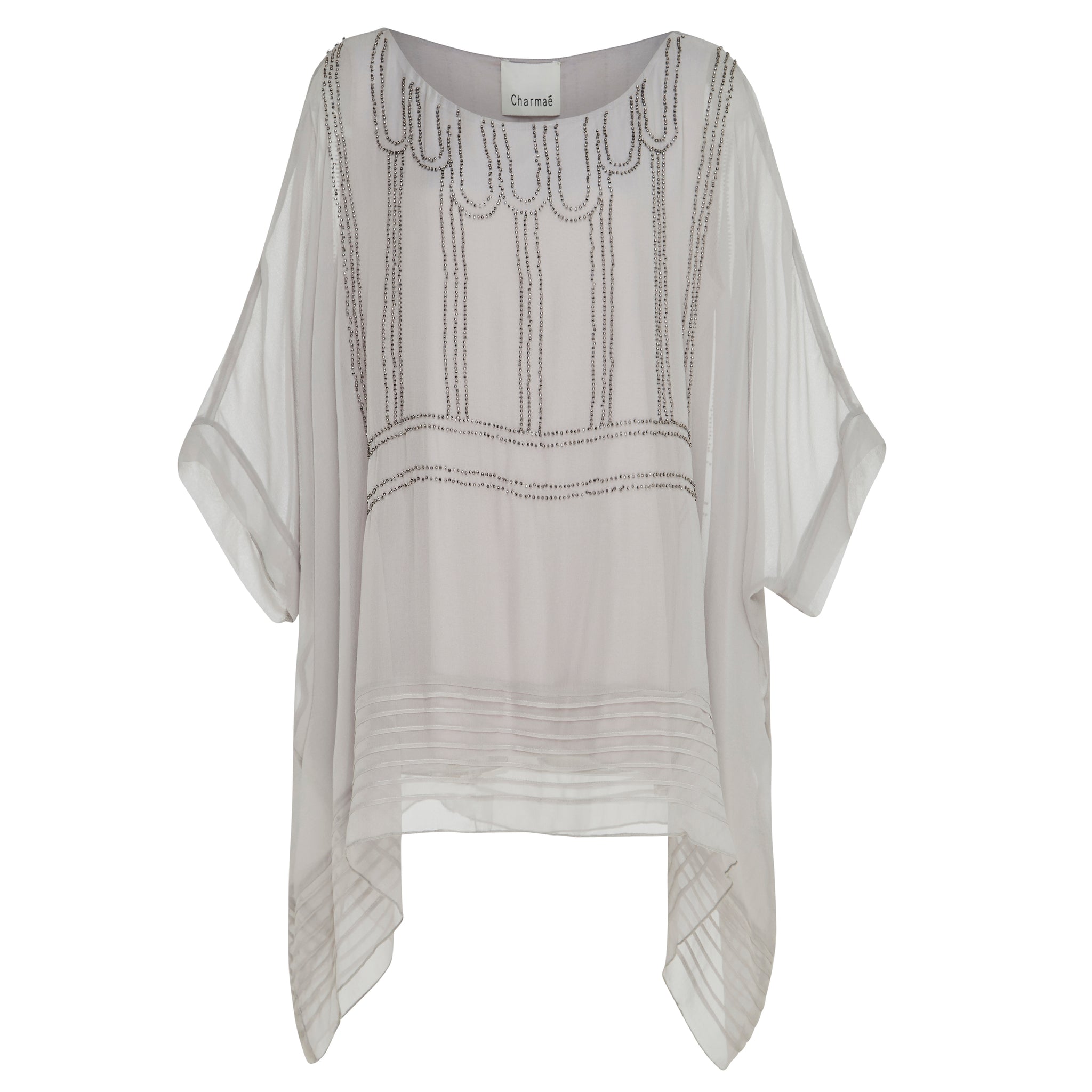 Gatsby Deco Top - Pure Silk Georgette