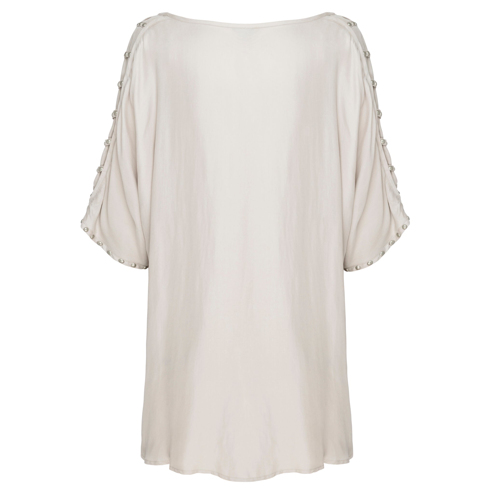 Moria Stud Top - Peached Cupro