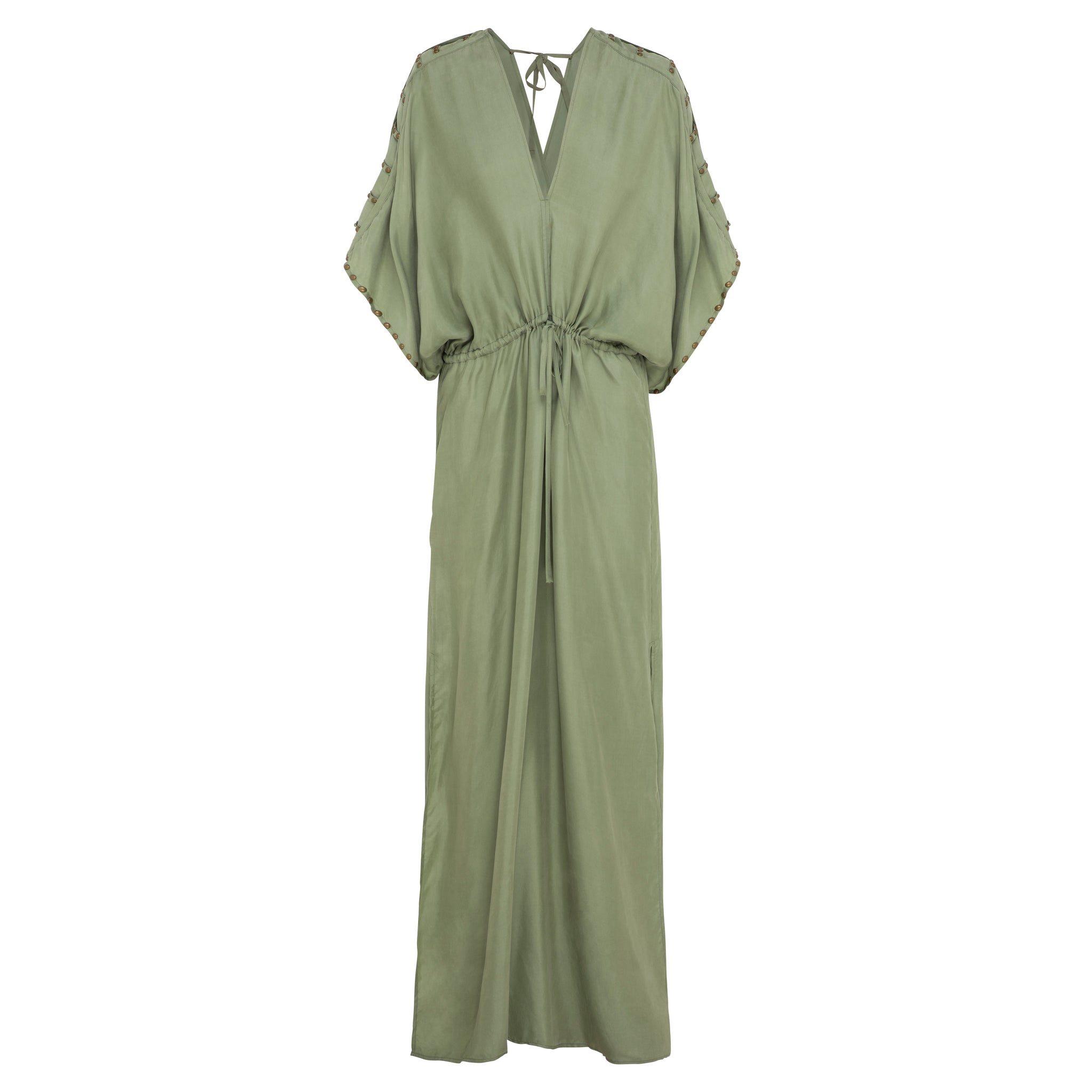 Moria Stud Dress - Peached Cupro