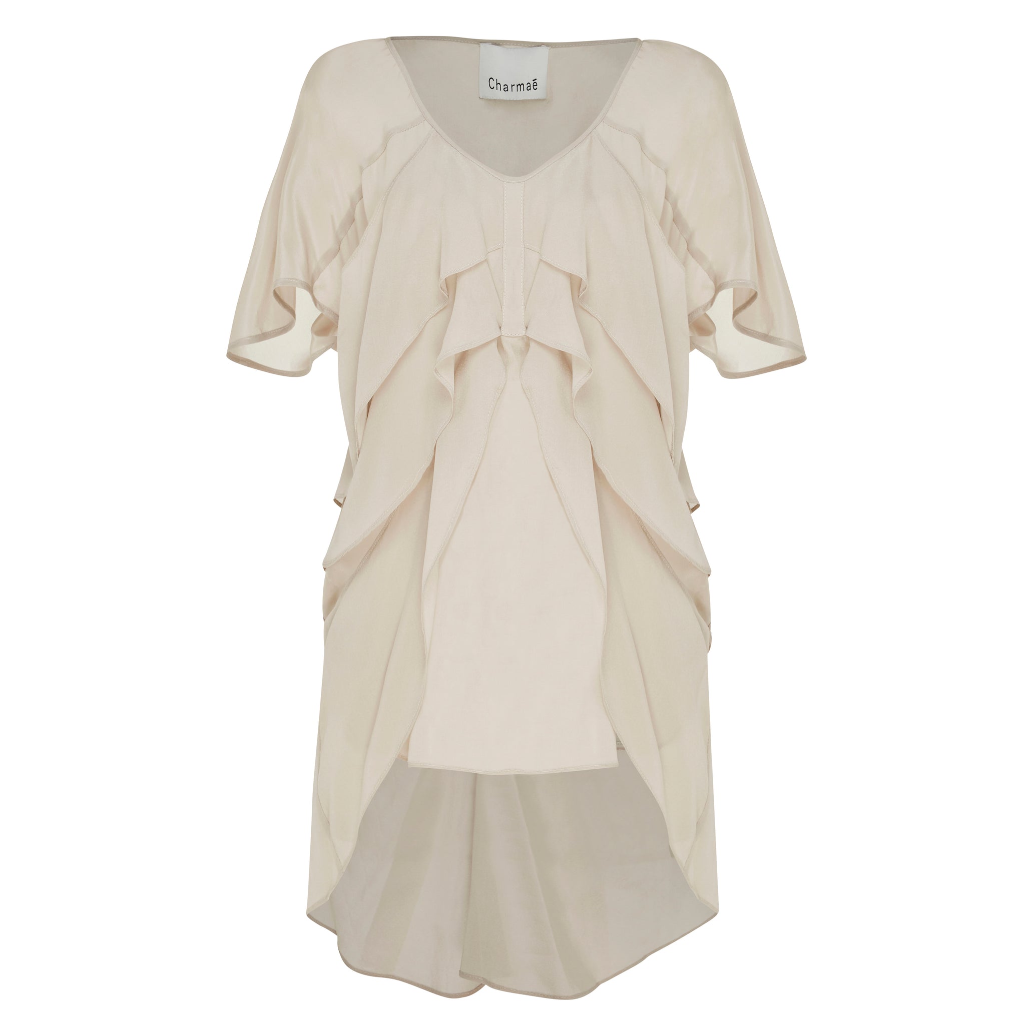 Kalani Petal Top - Pure Crepe de Chine