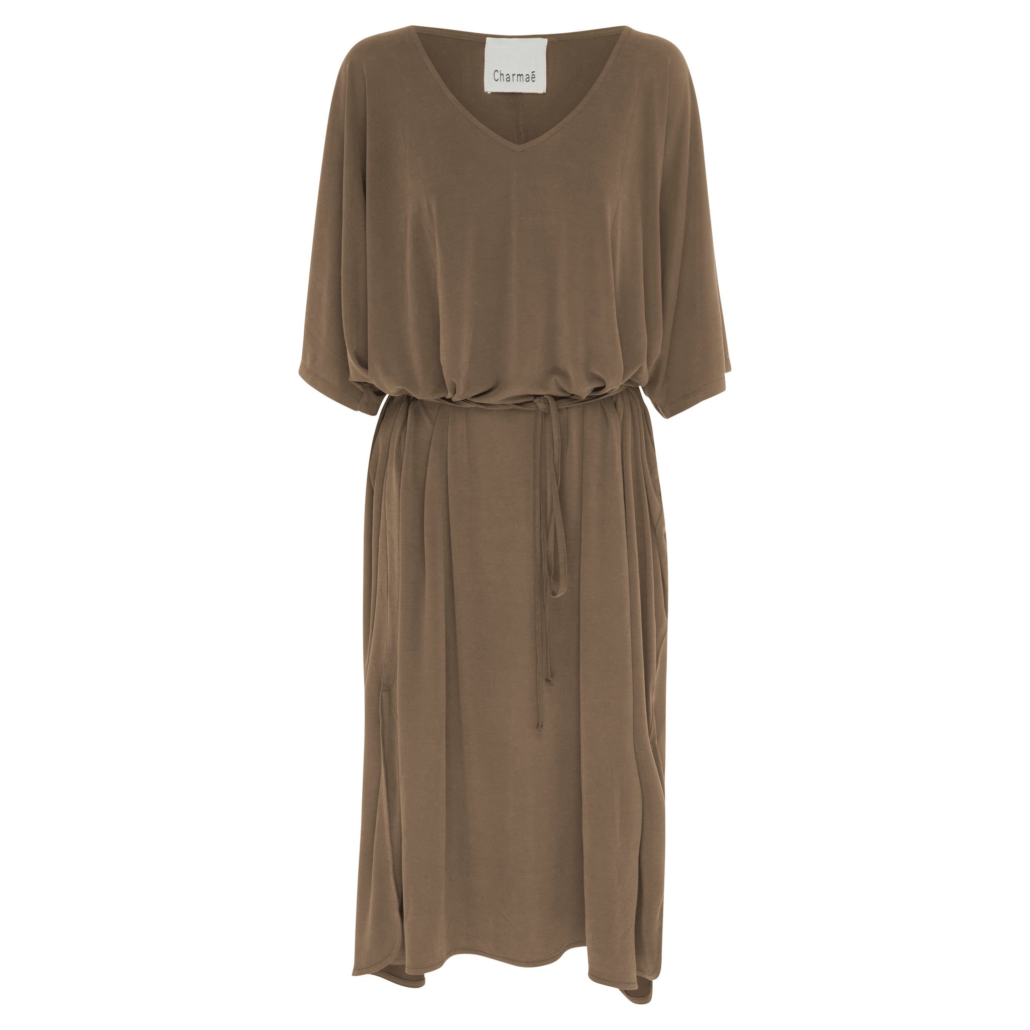 40%OFF our Thalia Dress - Sand Washed Modal Beechwood