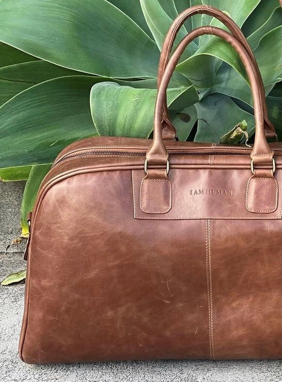 Human Leather Duffle Bag SOLD OUT