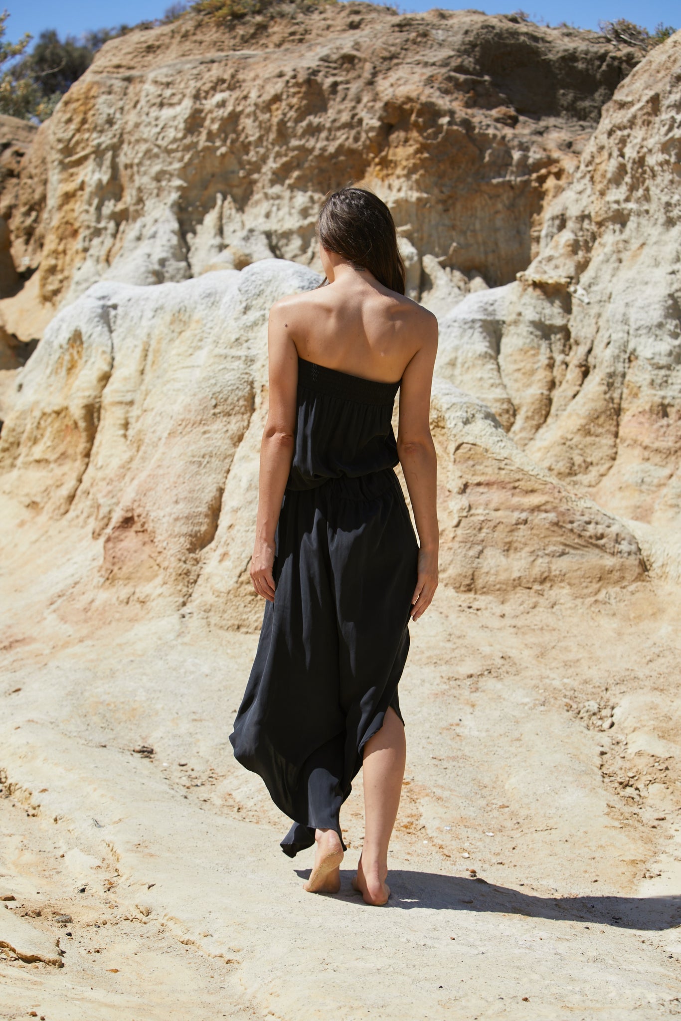 Radella Jumpsuit - Sand Washed Pure Silk