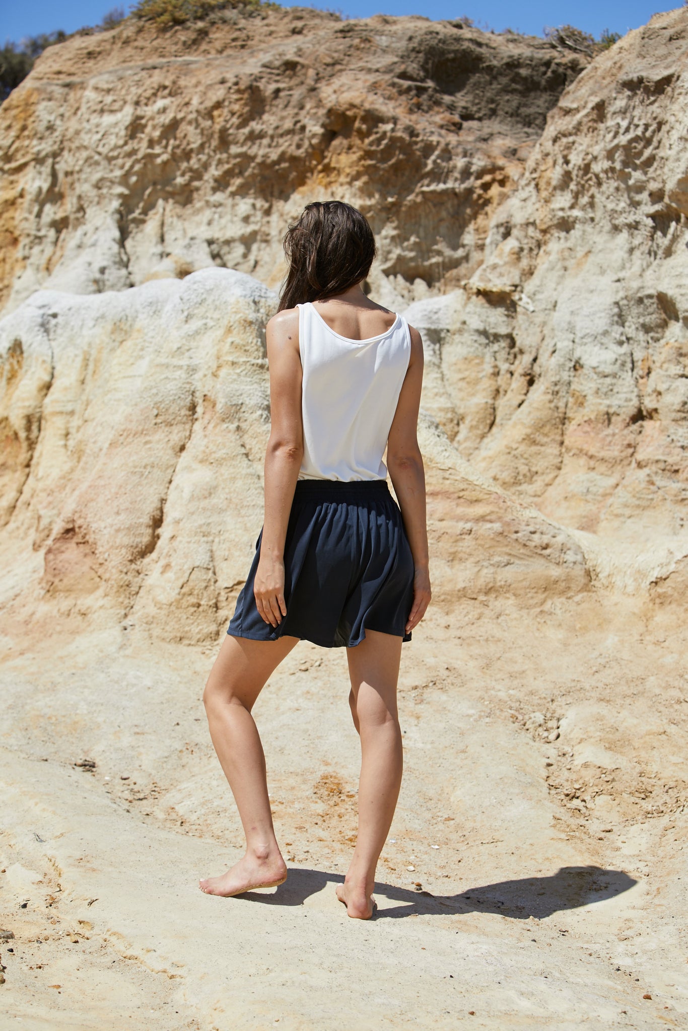Apollo Short - Sand Washed Modal Jersey