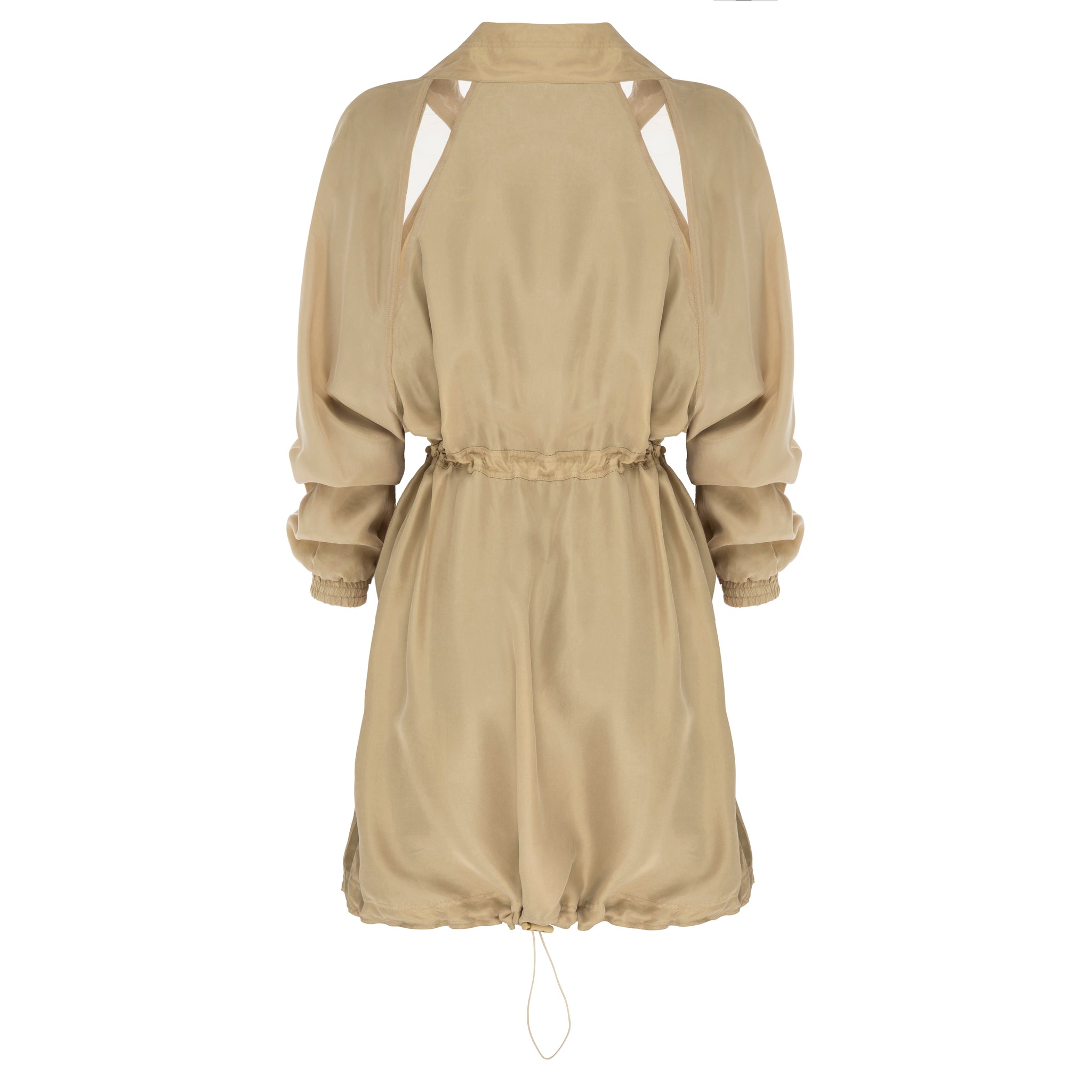 Tiana Jacket Dress - Peached Cupro